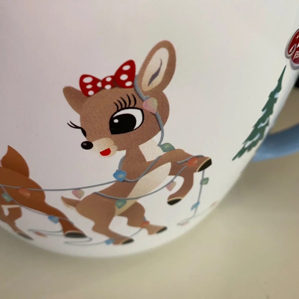 Rudolph The Red Nosed Reindeer and Clarice Mixing Bowl Christmas Brand New!